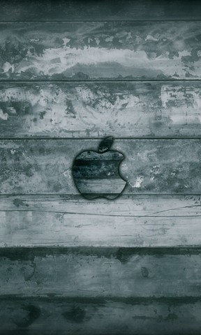 【木板上的苹果手机壁纸】木板上的苹果手机壁